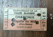 Ticket ancien téléphérique d'occasion  Paris XVIII