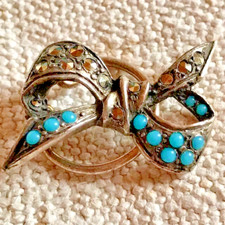 Broche ancienne marcassite d'occasion  Moissac