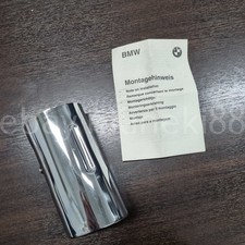 [Genuíno] BMW 82120398334 E90 E91 acabamento do tubo de escape, cromado, usado comprar usado  Enviando para Brazil