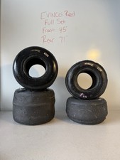 Usado, Conjuntos de pneus Evinco Blue by MG Kart, 7,1” traseira/4,5” frentes, 10-15 voltas comprar usado  Enviando para Brazil