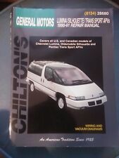 1990-1991 MANUAL DE REPARO AUTOMOTIVO DE MOTORES GERAIS CHILTON 8134 Lumina APVs, usado comprar usado  Enviando para Brazil