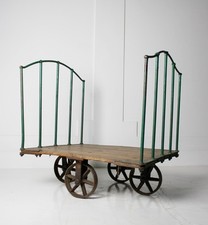Wooden trolley cart for sale  WARRINGTON