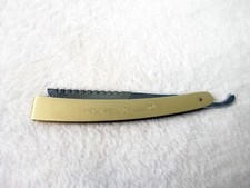 Usado, 🪒 Navalha modeladora de cabelo vintage WECK cabo dourado E. Weck & Co. ferramenta de barbeiro EUA comprar usado  Enviando para Brazil