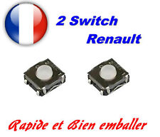 Lot 2x Switch Made in France bouton de clé pour telecommande RENAULT Clio 3Modus comprar usado  Enviando para Brazil