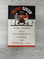 Manchester united hibernian for sale  BEDFORD