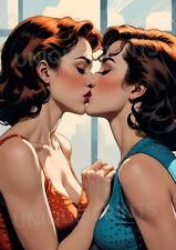 Lesbian art print for sale  UK