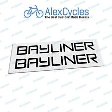 Usado, X2 Preto 24" BAYLINER BOAT Alto Elenco DECALQUES ADESIVOS Kit de Substituição de Casco de Barcos comprar usado  Enviando para Brazil