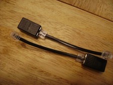 (PACOTE COM 2) Conector de telefone para adaptador Ethernet RJ45 fêmea para RJ11 macho para telefone comprar usado  Enviando para Brazil