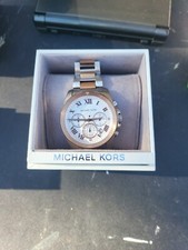 Michael Kors Feminino Quartzo Dois Tons Aço Inoxidável Branco MK-6368 (CAIXA ORIGINAL comprar usado  Enviando para Brazil
