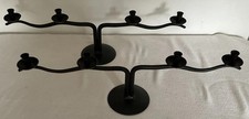 Black metal candle for sale  NORWICH