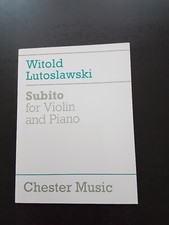 Partition lutoslawski subito d'occasion  Milly-sur-Thérain