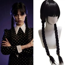 black plait wig for sale  MANCHESTER