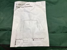 Pop gazebo argos for sale  HALESOWEN