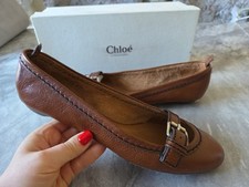 Chloe flat leather for sale  CARLUKE