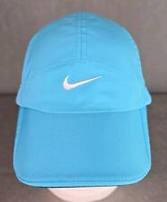 Gorra Nike Featherlight Panel Dri Fit Ligera Ajustable Correr RARA Verde azulado segunda mano  Embacar hacia Argentina