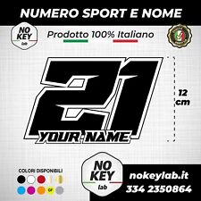 Adesivi stickers numero usato  Campagna