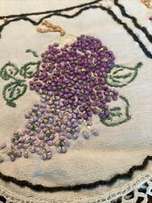 Vintage embroidered french for sale  Apalachin