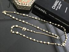 Chanel white pearl for sale  LONDON
