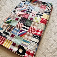Colcha de retalhos vintage dupla face – 1000 quadrados – 86” x 70”, usado comprar usado  Enviando para Brazil