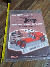Folheto de vendas original Willys Jeep CJ6 comprar usado Folheto de vendas original Willys Jeep CJ6 comprar usado  Enviando para Brazil