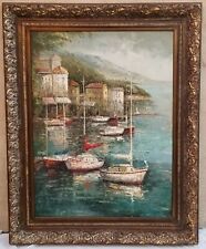 Boat mediterranean landscape for sale  Los Angeles