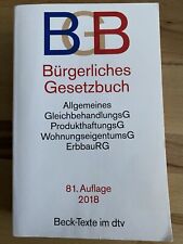 Bürgerliches gesetzbuch gebraucht kaufen  Pleidelsheim