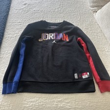 Moletom pulôver Jordan infantil juvenil tamanho XL 13-15 preto jumpman gola redonda comprar usado  Enviando para Brazil