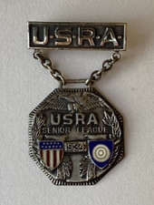 1934 ASSOCIAÇÃO DE REVÓLVERES DOS ESTADOS UNIDOS Medalha de Marcador Liga Sênior comprar usado  Enviando para Brazil