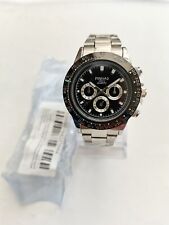 NOVO RELÓGIO ESTILO ESPORTIVO QUARTZO PINHAO A6612 39mm/PRETO/PRATA/AÇO INOXIDÁVEL/30m/LUME comprar usado  Enviando para Brazil