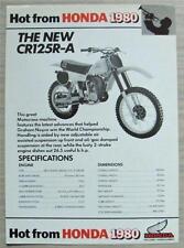 Honda cr125r motocross for sale  LEICESTER