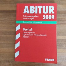 Deutsch abitur 2009 gebraucht kaufen Deutsch abitur 2009 gebraucht kaufen  Weilburg