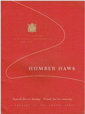 Humber hawk mkv for sale  ALFRETON