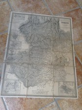 Cartina mappa cm73x58 usato  Italia