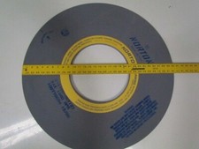 Rebolo Norton 57A100MGV127 30" diâmetro 7/8" espessura 12" mandril cinza grão médio comprar usado  Enviando para Brazil