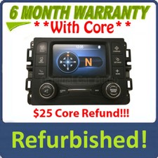 Usado, Rádio Dodge Ram Uconnect recondicionado 2013 - 2016 Bluetooth VP2 RA2 bloco curto comprar usado  Enviando para Brazil
