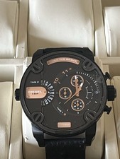 Novo Relógio Masculino Diesel Little Daddy DZ7291 Pulseira de Couro Preto/SEM CAIXA. comprar usado  Enviando para Brazil
