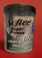 Pacote com 2 gel modelador de proteína Softee Super Freeze, 8 oz cabelo, usado comprar usado  Enviando para Brazil