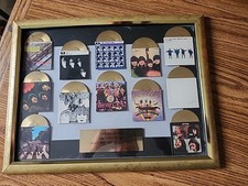 Quadro The Beatles edição limitada Gold Record Collection #664 NECA 17" por 13", usado comprar usado  Enviando para Brazil