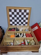 Wooden box games for sale  CHESTERFIELD