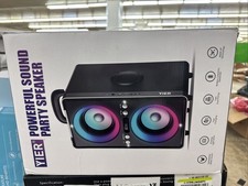 YIER Party Proof 80w Alto-falante Bluetooth Portátil Caixa Aberta TESTADO!! Ótimo som! comprar usado  Enviando para Brazil