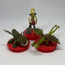 LOTE DE 3 bonecos Astrid 2010 How to Train Your Dragon filme Topper CUP, usado comprar usado  Enviando para Brazil