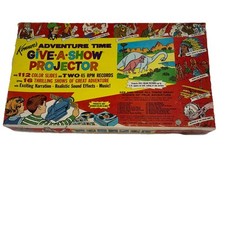 Usado, KENNERS "ADVENTURE TIME" DAR UM PROJETOR SHOW 91 SLIDES DE IMAGEM 2 DISCOS 1962 comprar usado  Enviando para Brazil