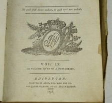 Scots magazine vol for sale  DORCHESTER