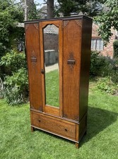 Antique oak wardrobe for sale  BEDALE