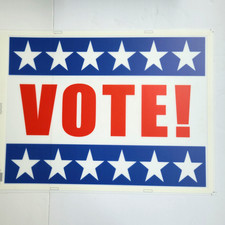 Political advertising acrylic for sale  Keene