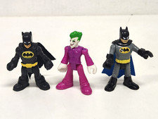 3 x bonecos Imaginext DC Super Friends Batmans and The Joker, usado comprar usado  Enviando para Brazil