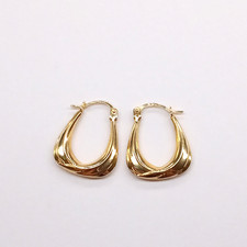 gold creoles for sale  MIRFIELD