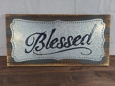 Rustic wood metal for sale  Ogdensburg