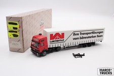 Caminhão semi-reboque Albedo MB SK88 Eurocab jumbo "Wackenhut" nº 200254 1:87 /AL1 comprar usado  Enviando para Brazil