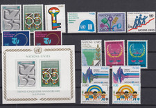 UNO-Genf, 2 komplette Jahrgänge 1979/80, Mi.-Nr. 81 bis 95, postfrisch comprar usado  Enviando para Brazil